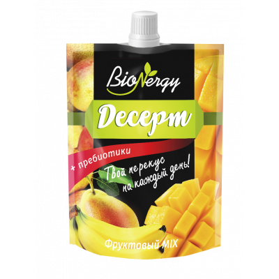 Десерт BioNergy груша-банан-манго 0,140г*15шт. Д/П