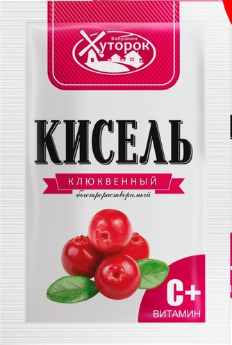 Кисель порошок БАБУШКИН ХУТОРОК клюква саше 30х50  