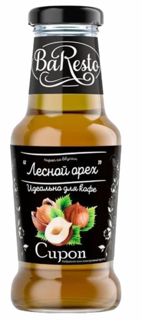 Сироп "Лесной орех" BARESTO 250мл*6шт 