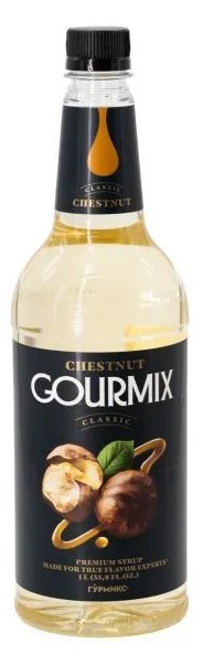 Сироп CLASSIC со вкусом каштана "Гурмикс" 1л
