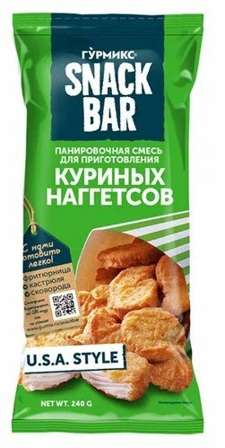 Смесь паниров.д/куриных наггетсов Гурмикс 240г*8шт