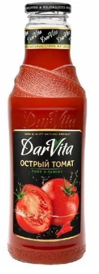 Сок томатный острый  0,75л*6шт DarVita