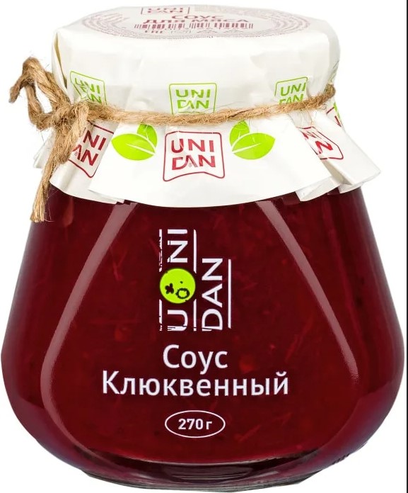 Соус Клюквенный Банка UNI DAN 270г*4шт