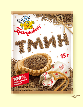 Тмин фас.15г.*35 шт.ТМ "Приправыч"
