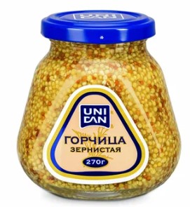 Горчица Зернистая БАНКА 270г*8шт